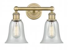 Innovations Lighting 616-2W-BB-G2812 - Hanover - 2 Light - 15 inch - Brushed Brass - Bath Vanity Light