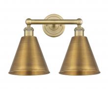 Innovations Lighting 616-2W-BB-MBC-8-BB - Berkshire - 2 Light - 17 inch - Brushed Brass - Bath Vanity Light