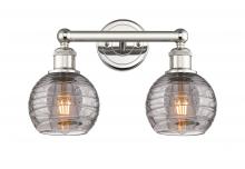 Innovations Lighting 616-2W-PN-G1213-6SM - Athens Deco Swirl - 2 Light - 15 inch - Polished Nickel - Bath Vanity Light