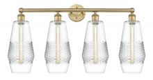 Innovations Lighting 616-4W-BB-G682-7 - Windham - 4 Light - 34 inch - Brushed Brass - Bath Vanity Light