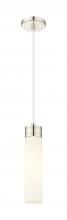 Innovations Lighting 617-1P-PN-G617-11WH - Boreas - 1 Light - 3 inch - Polished Nickel - Cord Hung - Mini Pendant