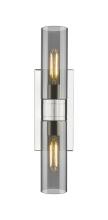 Innovations Lighting 617-2W-PN-G617-8SM - Boreas - 2 Light - 18 inch - Polished Nickel - Bath Vanity Light