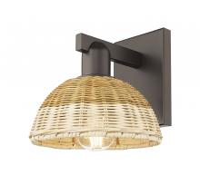 Innovations Lighting 716-1W-OB-NBD2-75-NAT - Natural Ballston Dome - 1 Light - 6 inch - Oil Rubbed Bronze - Sconce