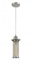 Innovations Lighting 900-1P-SN-CE216-SN-LED - Quincy Hall - 1 Light - 5 inch - Brushed Satin Nickel - Cord hung - Mini Pendant