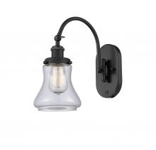 Innovations Lighting 918-1W-BK-G192 - Bellmont - 1 Light - 7 inch - Matte Black - Sconce