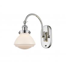 Innovations Lighting 918-1W-PN-G321 - Olean - 1 Light - 7 inch - Polished Nickel - Sconce