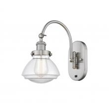 Innovations Lighting 918-1W-SN-G322 - Olean - 1 Light - 7 inch - Brushed Satin Nickel - Sconce