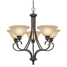 Golden 6005-5 RBZ - 5 Light Chandelier