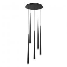 Modern Forms US Online PD-41705R-BK - Cascade Multilight Pendant Light