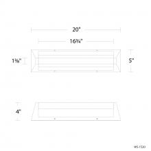 Modern Forms US Online WS-1520-30-BN - Swale Bath Vanity Light