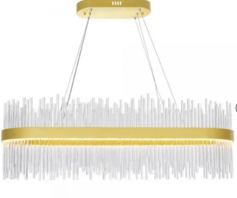 Genevieve LED Chandelier With Medallion Gold Finish