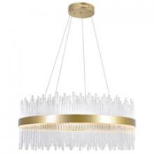 CWI Lighting 1063P24-169 - Genevieve LED Chandelier With Medallion Gold Finish