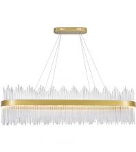 CWI Lighting 1063P47-169-RC - Genevieve LED Chandelier With Medallion Gold Finish