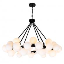 CWI Lighting 1020P39-45-101 - Chandelier With Black Finish