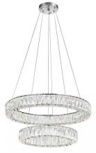 CWI Lighting 1044P32-601-R-2C-B - Madeline LED Chandelier With Chrome Finish