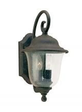 Generation Lighting 8459-46 - Trafalgar traditional 2-light medium outdoor exterior wall lantern sconce in oxidized bronze finish