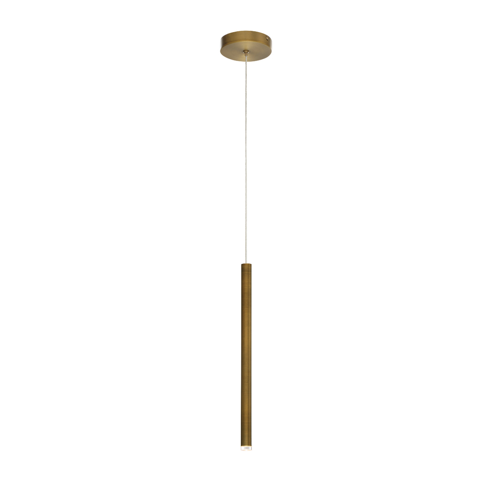 1LT LED PENDANT,SML,AB