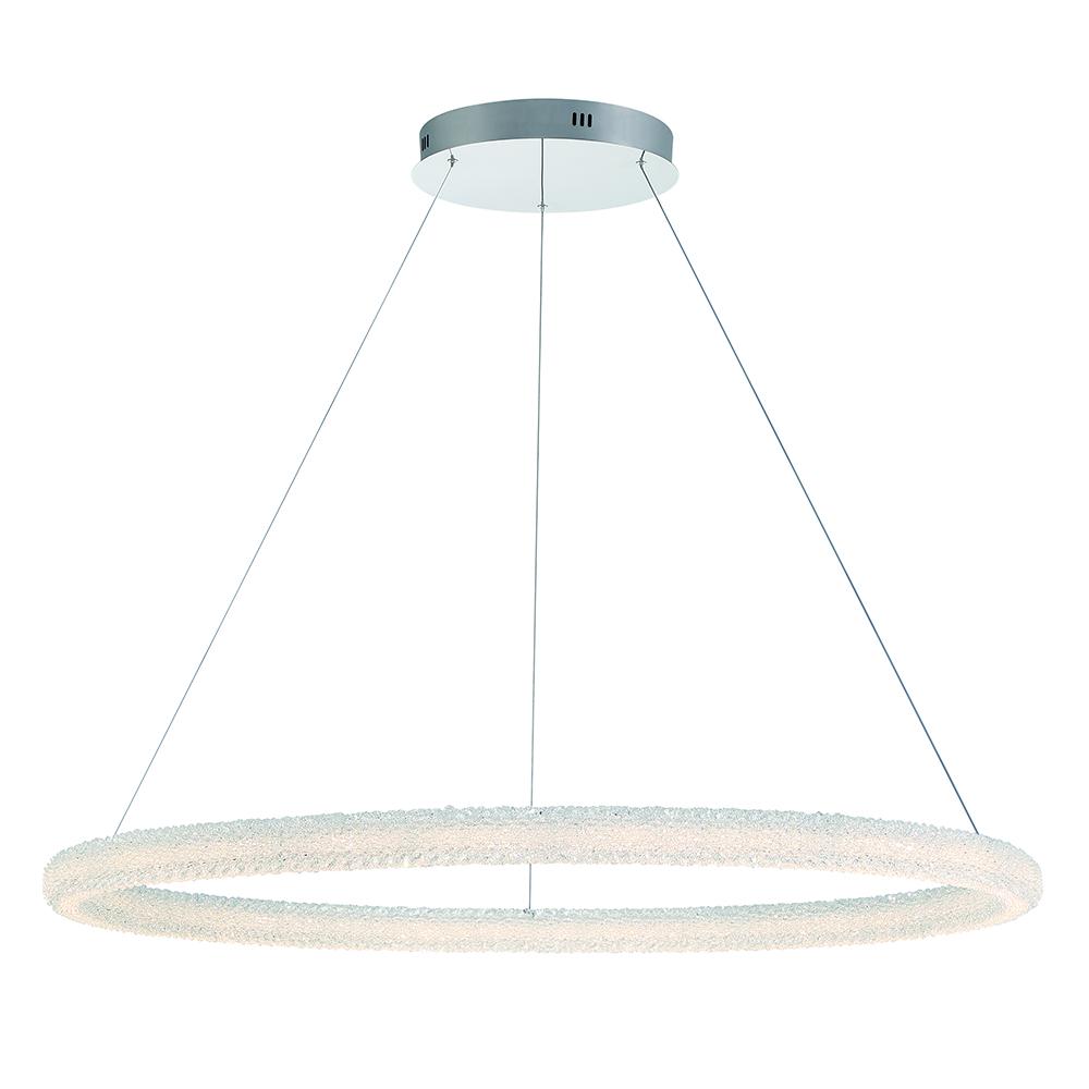 Sassi 1 Light Chandelier in Chrome