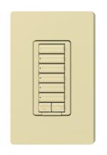 Lutron Electronics RRD-W6BRL-IV - RADIORA2 6BRL WALL KEYPAD IVORY