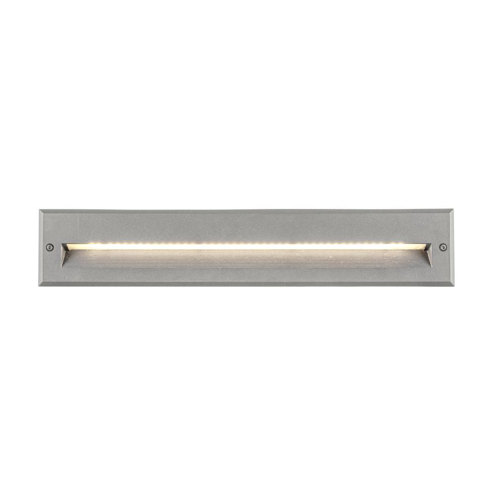 Newport 20-in Gray LED Exterior Wall/Step Lights