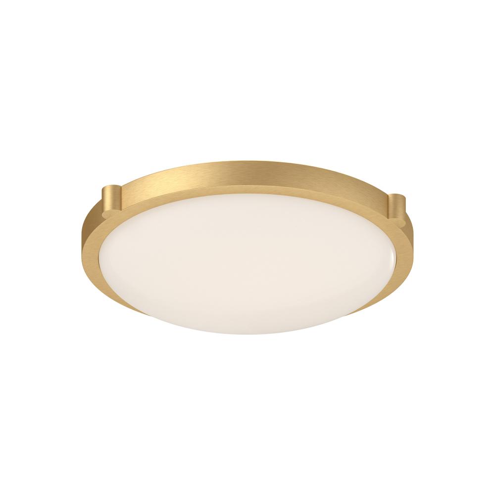 Floyd 13-in Brushed Gold LED Flush Mount