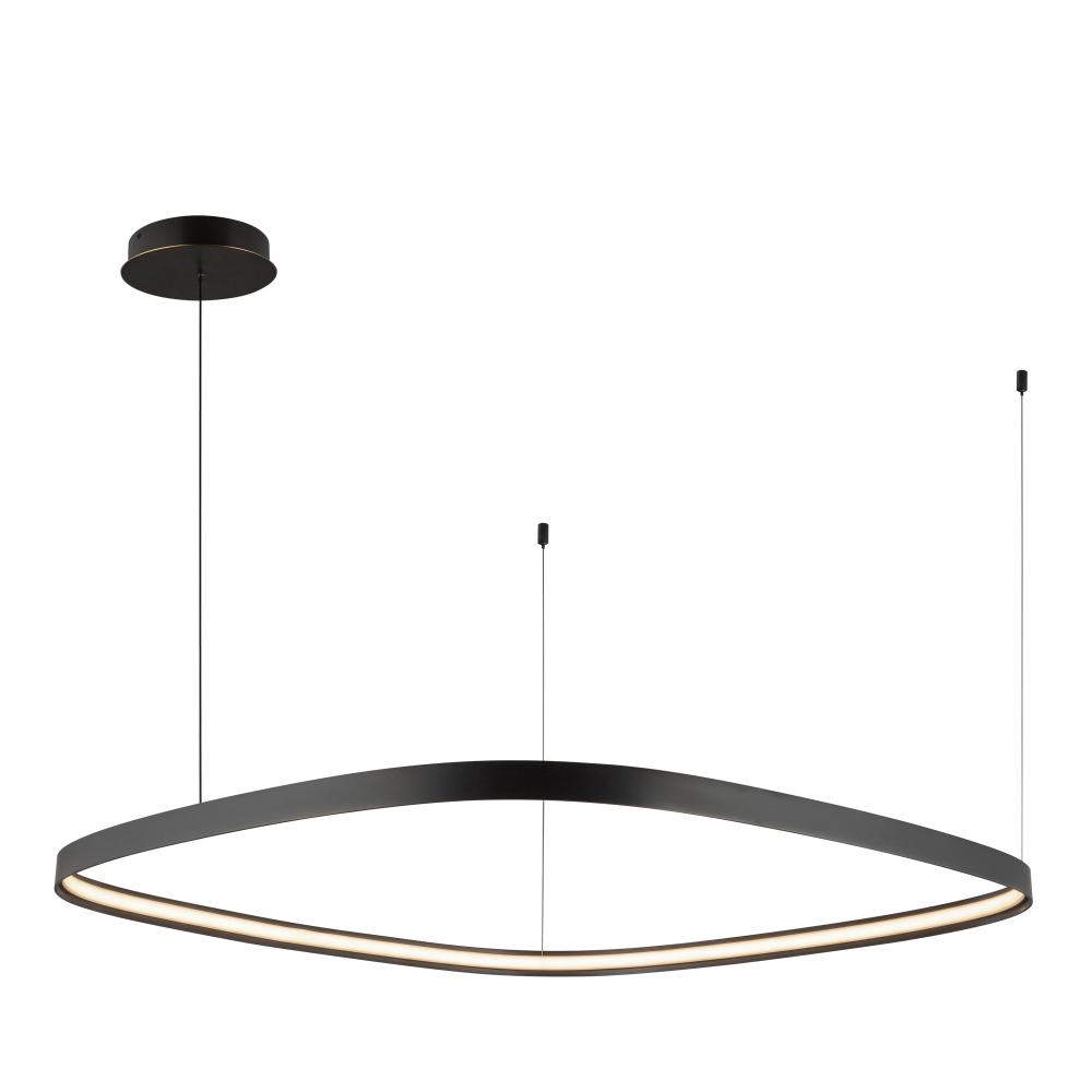 Yukon 40-in Urban Bronze LED Pendant