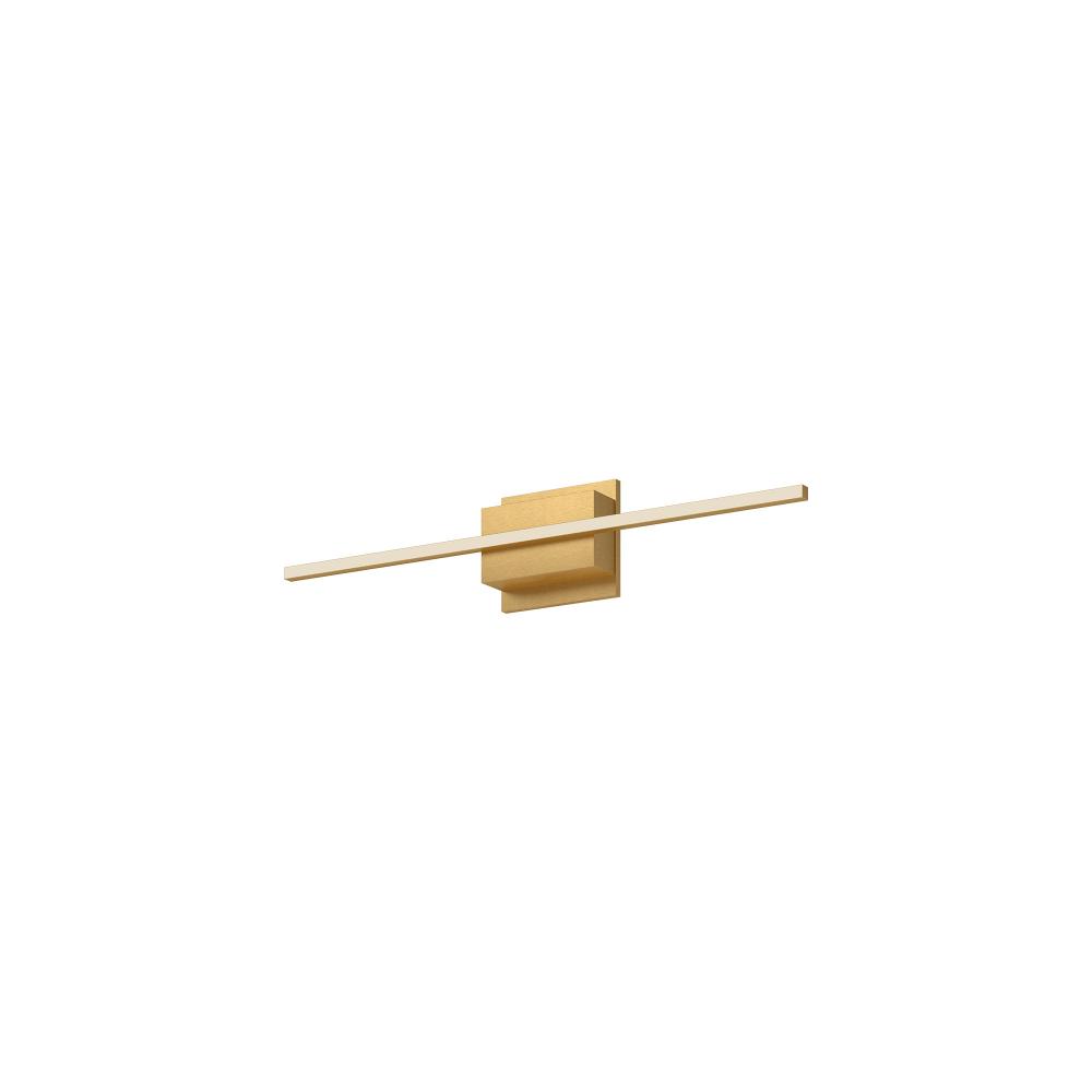 Vega Minor 24-in Brushed Gold LED Wall Sconce