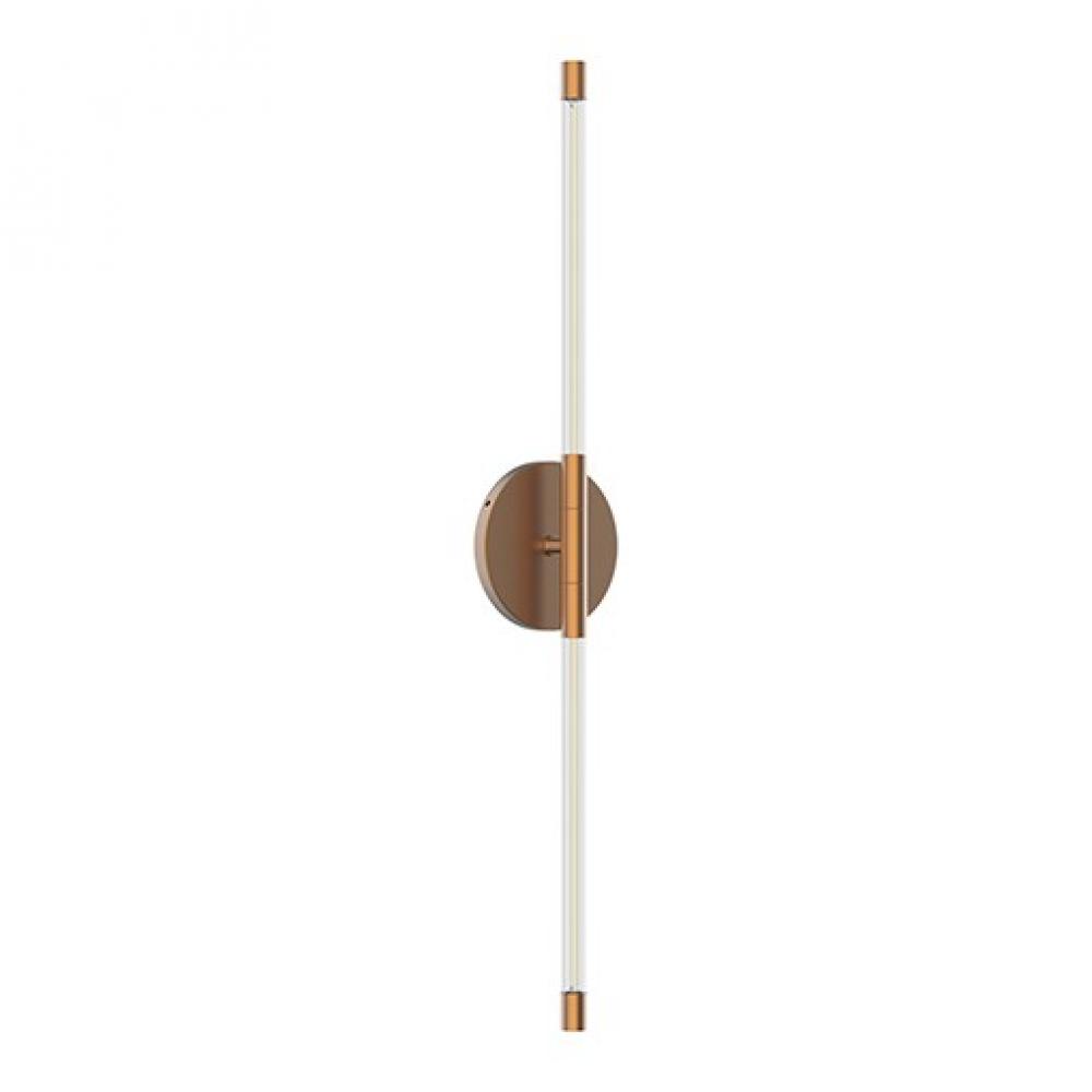 Motif 26-in Brushed Gold LED Wall Sconce