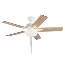 Kuzco Lighting Inc CF78752-WH-LKP - Erikson 52-in White FAN + LED KIT with Bulb Ceiling Fan