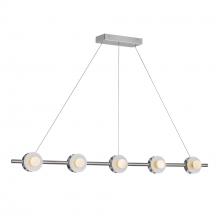 Kuzco Lighting Inc LP15548-CH-UNV - Elixir 48-in Chrome LED Linear Pendant