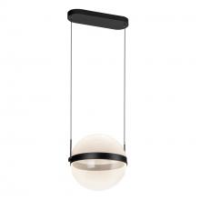 Kuzco Lighting Inc PD75912-BK/LG-3CCT-UNV - Pisces 12-in Black/Light Guide LED Pendant