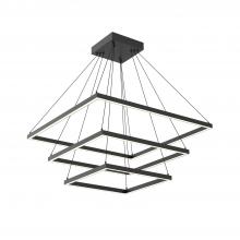 Kuzco Lighting Inc CH88332-BK - Piazza 32-in Black LED Chandeliers