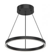 Kuzco Lighting Inc PD87118-BK - Cerchio 18-in Black LED Pendant