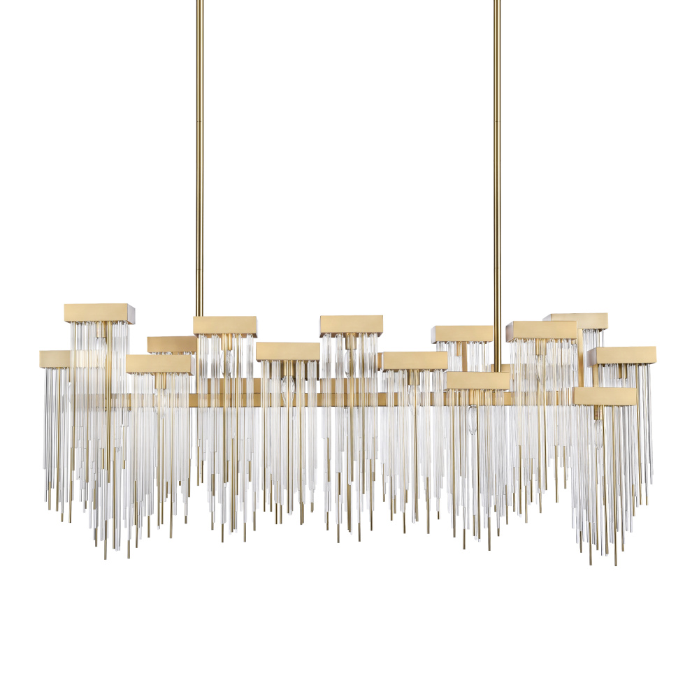 Waterfall 60" Cityscape Chandelier