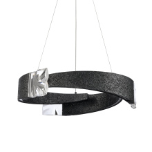 ZEEV Lighting CD11621-LED-3-32-TMBK - Arcus 32" Segmental Crystal Chandelier