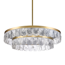ZEEV Lighting CD11810-LED-T2-44-AGB - Odraz 44" 2-Tier Infused Crystal Chandelier