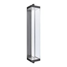 ZEEV Lighting EW11104-LED-50S-MBK - Claro 50" Square Glass Wall Sconce