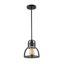 ZEEV Lighting MP40025-1-DBZ - 1-Light Industrial Open Shaded Mini Pendant