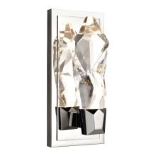 ZEEV Lighting WS11407-LED-1-PN - Angelus Vertical Crystal Wall Sconce