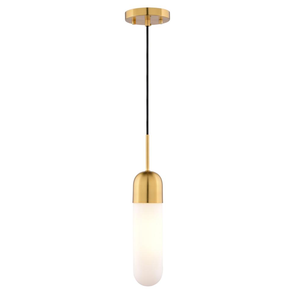 Thalia 4.75-in. W 1 Light Mini Pendant Antique Gold