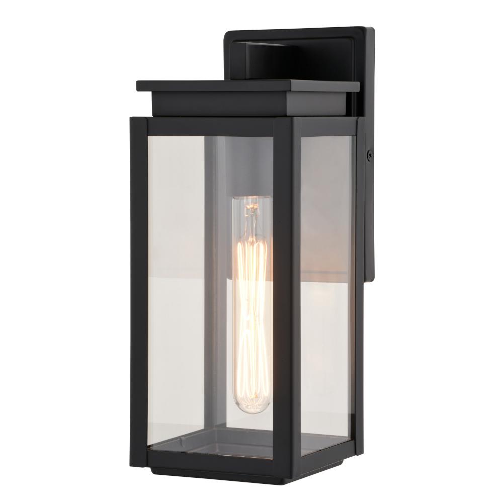 Uptown 5-in. W Outdoor Wall Light Matte Black