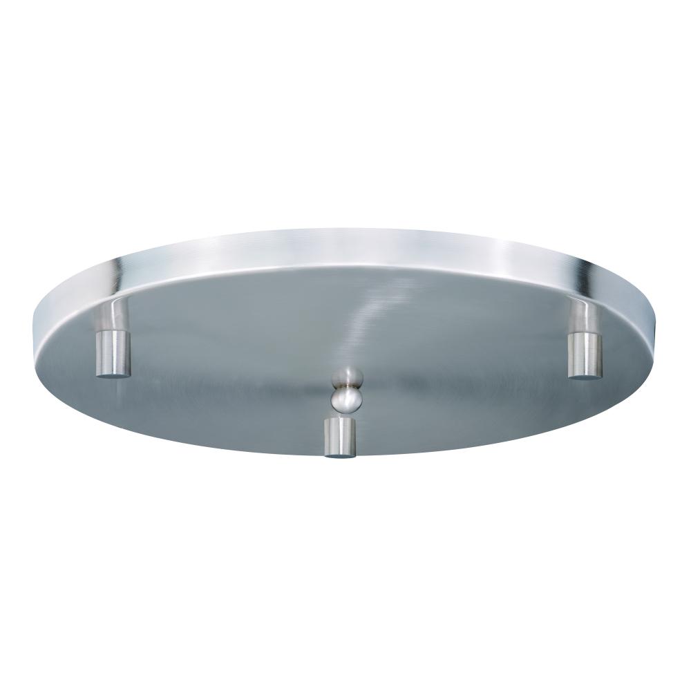 15.75-in Canopy Kit Mini Pendant Holder 3L Satin Nickel