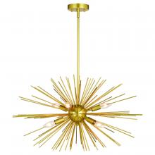 Vaxcel International P0366 - Nikko 26-in. 6 Light Pendant Gold