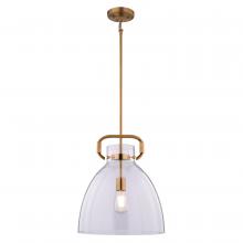 Vaxcel International P0431 - Madrona 14-in. W Pendant Muted Brass