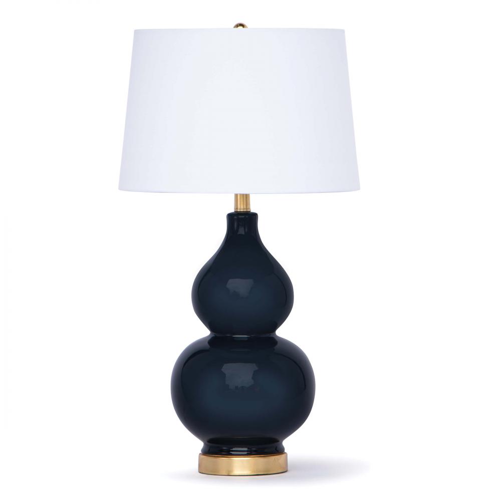 Coastal Living Madison Ceramic Table Lamp (Navy)