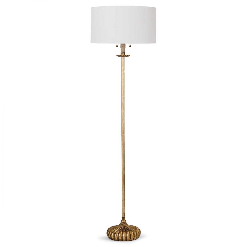 Regina Andrew Clove Stem Floor Lamp (Antique Gol