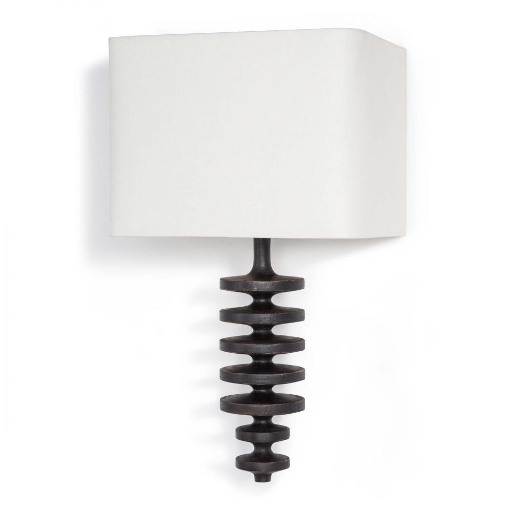 Regina Andrew Fishbone Sconce (Ebony)