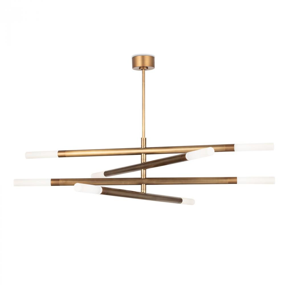 Regina Andrew Wick Chandelier (Natural Brass)