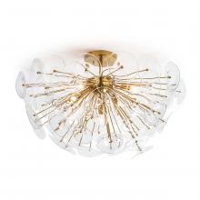 Regina Andrew 16-1232CLR - Regina Andrew Poppy Glass Semi Flush Mount (Clea