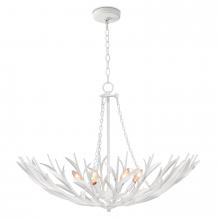 Regina Andrew 16-1420WT - Regina Andrew River Reed Basin Chandelier (White